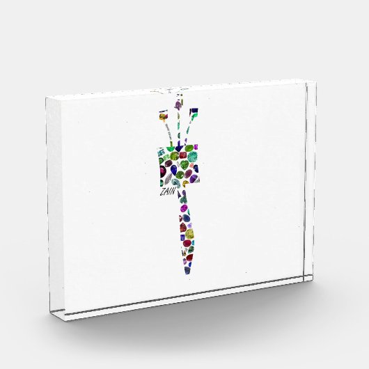 ヘブライ文字ZAIN フォトブロック (左)