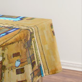 ヘブライ系ユダヤ人ホ賛美ームのIvrit数 テーブルクロス (インサイチュ)