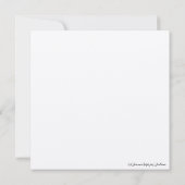 ヘブライ聖書の詩篇引用文「悪から離れ…」 カード (裏面)