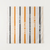 ヘブライ聖書の詩篇引用文「悪から離れ…」 タペストリー (正面(横))