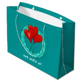 ヘブライ誕生日パーティー ラージペーパーバッグ (裏面アングル)