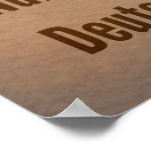 ヘブライ語で書かれた5冊のトーラ/聖書 ポスター (角)