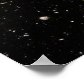 ヘブライ語と英語を使用した生活の木の図 ポスター (角)