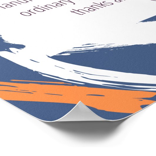 ヘブライ語と英語ハネロハラルハヌカー祈りの言葉 ポスター (角)