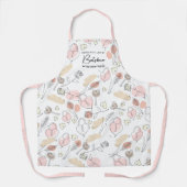 ヘブライ語のスケッチを含むシモダンッセル エプロン (正面)