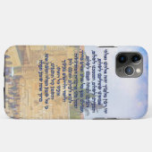 ヘブライ語のトラベラーズ祈りの言葉テフィラトハデレッシュ Case-Mate iPhoneケース (裏面(横))