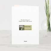 ヘブライ語のハッピーパスーバーファインアートグリーティングカード カード (裏面)