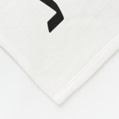 ヘブライ語のフリースブランケット フリースブランケット (角)