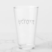 ヘブライ語の名前を持つタンブラー タンブラーグラス (裏面)