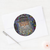 ヘブライ語の文字で作られたLubavitcherリベート ラウンドシール (封筒)