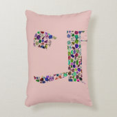 ヘブライ語の文字(HEY) アクセントクッション (正面(垂直))