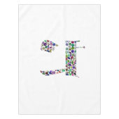 ヘブライ語の文字(HEY) テーブルクロス (正面)