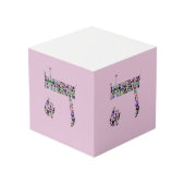 ヘブライ語の文字(HEY) フォトキューブ (裏面アングル)