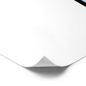 ヘブライ語の文字b ポスター (角)