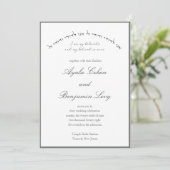 ヘブライ語の私の愛するユダヤ人の結婚式のカード 招待状 (スタンド正面)