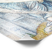 ヘブライ語の聖書の守護天使 フォトプリント (角)