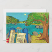 ヘブライ語の聖書の詩篇1ユダヤ教のキリスト教絵画 (正面)