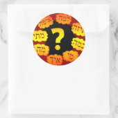 ヘブライ語の質問 ラウンドシール (バッグ)