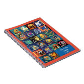 ヘブライ語アルファベットノートブック – ヘブライ語の名前を追加 ノートブック (右側)