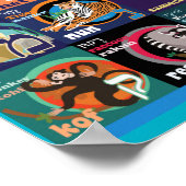 ヘブライ語アルファベットポスター ポスター (角)