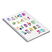 ヘブライ語アルファベット付きノートブック ノートブック (右側)