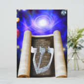 ヘブライ語アルファベット招待状 招待状 (スタンド正面)