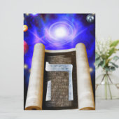 ヘブライ語アルファベット招待状 招待状 (スタンド正面)