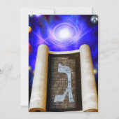 ヘブライ語アルファベット 招待状 (正面)