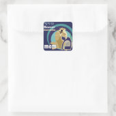 ヘブライ語アレフベット動物のシール スクエアシール (バッグ)