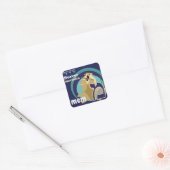 ヘブライ語アレフベット動物のシール スクエアシール (封筒)