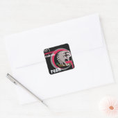 ヘブライ語アレフベット動物のシール スクエアシール (封筒)