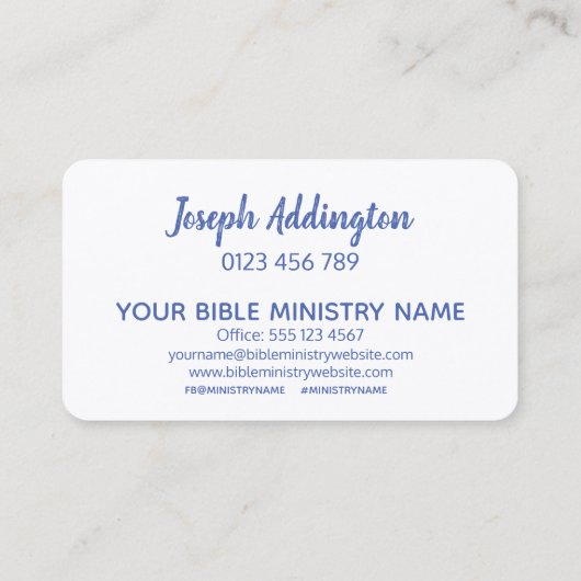 ヘブライ語アレプタフブルーカスタム 名刺 (裏面)