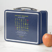 ヘブライ語アレベット メタルランチボックス (インサイチュ)