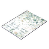 ヘブライ語シェマイスラエルユダヤ人祈りの言葉トラ引用文 ノートブック (左側)