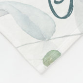 ヘブライ語シェマイスラエルユダヤ人祈りの言葉トラ引用文 フリースブランケット (角)