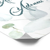 ヘブライ語シェマイスラエルユダヤ人祈りの言葉トラ引用文 ポスター (角)