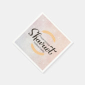 ヘブライ語シャブオットユダヤ教の休日 スタンダードカクテルナプキン (角)