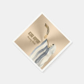 ヘブライ語セウダハマフェケットヨムキプール スタンダードカクテルナプキン (角)