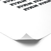 ヘブライ語タイポグラフィ語"EMMET" – 真実 フォトプリント            (角)