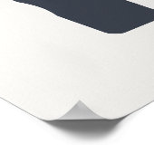 ヘブライ語タイポグラフィ: "LO" = No! ポスター (角)