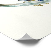 ヘブライ語チャグサマート – ハッピーユダヤの休日 ポスター (角)