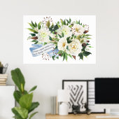 ヘブライ語ビルカトハベイト賛美ホームへ ポスター (ホームオフィス)