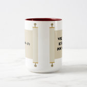 ヘブライ語マグ ツートーンマグカップ (中央)