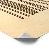 ヘブライ語メガラットルース引用文 – ルスシャブー書 ポスター (角)