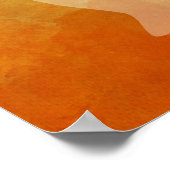 ヘブライ語レターアレフタイポグラフィアート ポスター (角)