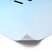 ヘブライ語詩篇62:1 ポスター (角)