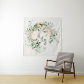 ヘブライ語詩篇89:3 "世界は愛によって建てられる" タペストリー (インサイチュ(横))