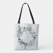 ヘブライ語詩篇89:3 "世界は愛によって建てられる" トートバッグ (裏面)