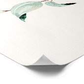 ヘブライ語詩篇89:3 "世界は愛によって建てられる" ポスター (角)