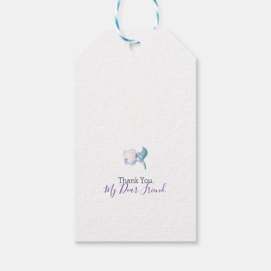 ヘブライ語4:16引用文黒ver ギフトタグ (裏面)